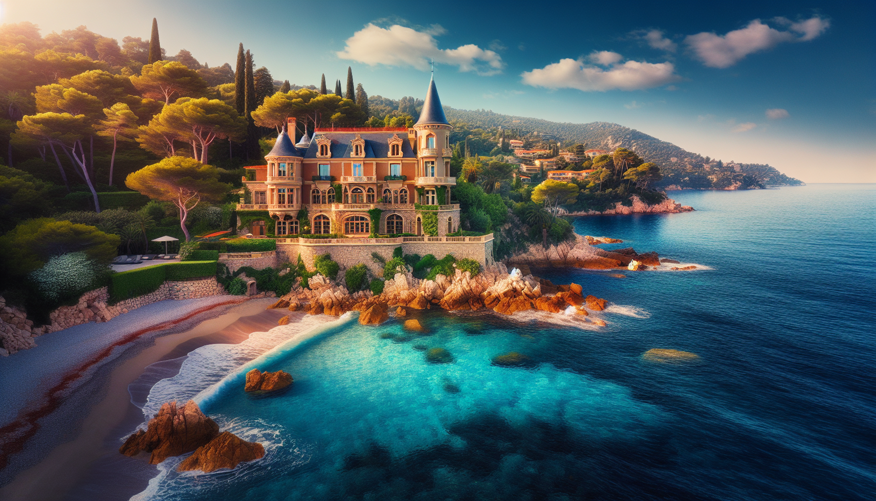 découvrez le château de théoule, le nouveau paradis 5 étoiles de la côte d'azur offrant un cadre luxueux et une vue imprenable sur la méditerranée. réservez votre séjour d'exception dès maintenant !