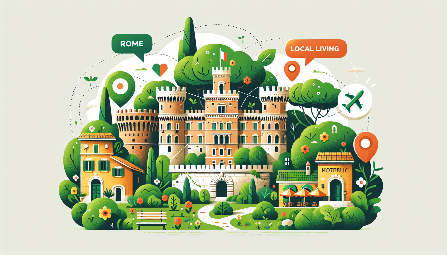 découvrez les meilleurs quartiers pour séjourner dans un hôtel à rome et profiter au maximum de votre séjour dans la ville éternelle.